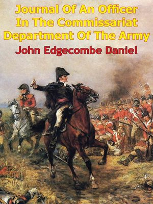 cover image of Journal of an Officer in the Commissariat Department of the Army